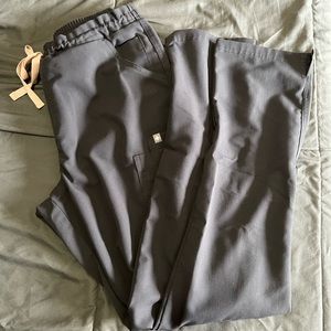 FIGS charcoal yola scrub pants medium tall